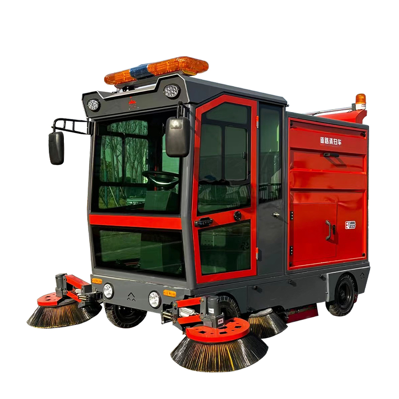 Four  Wheels Sweeper For Collecting Leaves